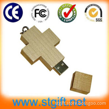 Bulk Wooden USB Flash Stick Free Logo